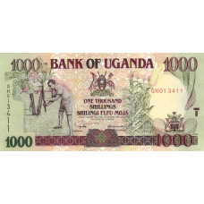P39Ab Uganda - 1000 Shillings Year 2003